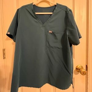 Figs Caribbean Blue Top XXL